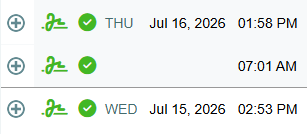 Timesheets.com time entries with approval, audit trail, and electronic signature indicators