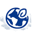 Globe and heart icon representing nonprofit organizations