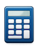 Fast payroll processing and overtime calculation icon