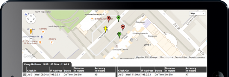 gps time tracking